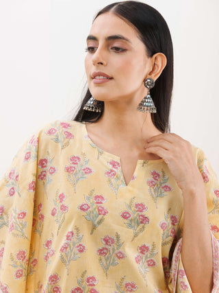 Sukoon Fiza Kaftan Co-ord Set