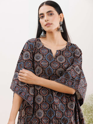 Sukoon Parizaad Ajrakh Kaftan Co-ord Set