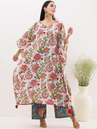 Sukoon Naina Kaftan Co-ord Set