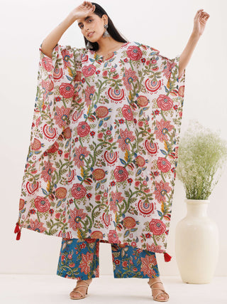 Sukoon Naina Kaftan Co-ord Set