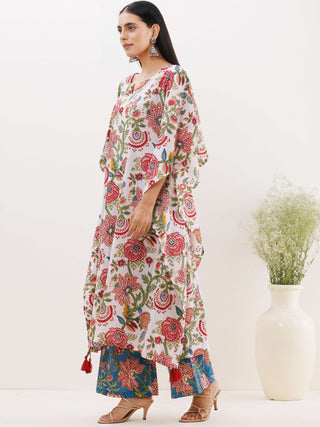 Sukoon Naina Kaftan Co-ord Set