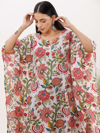 Sukoon Naina Kaftan Co-ord Set