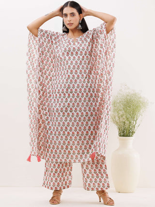 Sukoon Dariya Kaftan Co-ord Set