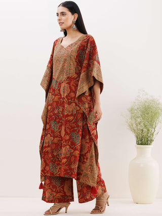 Sukoon Farhat Kaftan Co-ord Set