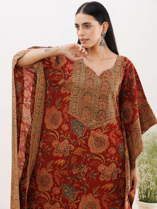 Sukoon Farhat Kaftan Co-ord Set