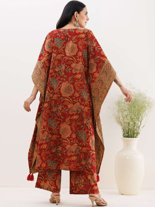 Sukoon Farhat Kaftan Co-ord Set