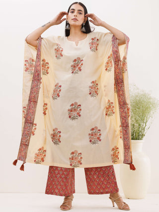 Sukoon Heena Kaftan Co-ord Set