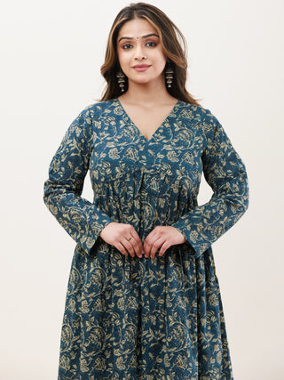 Gazal Tabu Set Of Anarkali Pants Dupatta
