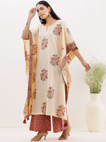 Sukoon Heena Kaftan Co-ord Set