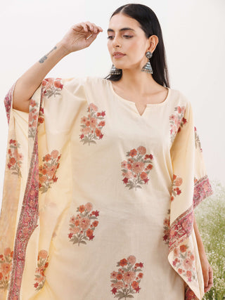 Sukoon Heena Kaftan Co-ord Set