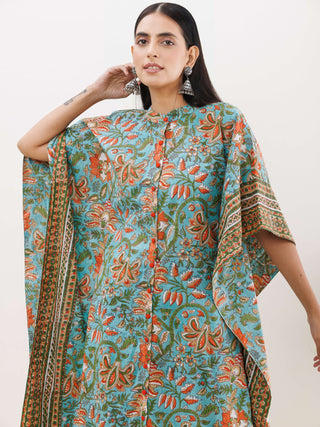 Sukoon Manal Kaftan Co-ord Set