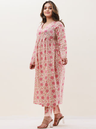Gazal Priya Set Of Anarkali Pants Dupatta
