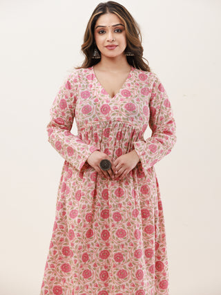 Gazal Priya Set Of Anarkali Pants Dupatta