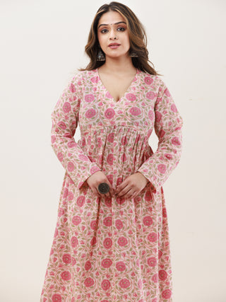 Gazal Priya Set Of Anarkali Pants Dupatta