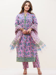 Gazal Kirti Set Of Kurta Pants Dupatta