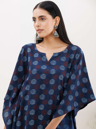 Hand Block Printed Cotton Fabric Per Meter - F001F2767