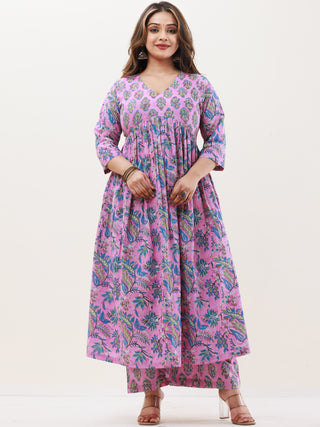 Gazal Aaina Set Of Anarkali Pants Dupatta