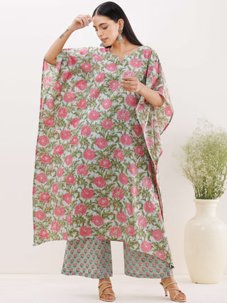 Sukoon Priya Kaftan Co-ord Set