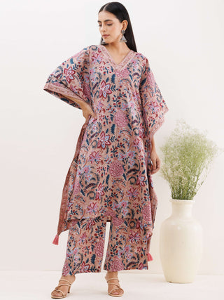 Sukoon Diya Kaftan Co-ord Set