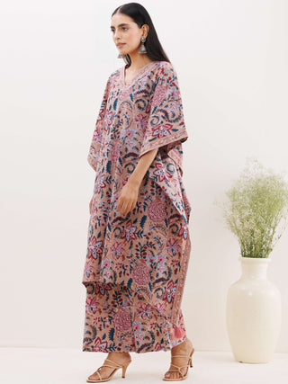 Sukoon Diya Kaftan Co-ord Set