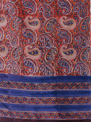 Hand Block Printed Cotton Fabric Per Meter - F001F2754