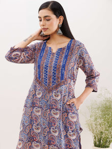 Rozana Nandini Set Of Kurta Pants Dupatta