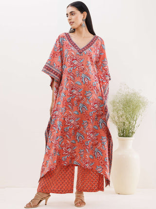 Sukoon Anaysa Kaftan Co-ord Set