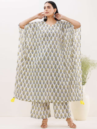 Sukoon Ruhi Kaftan Co-ord Set