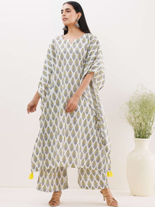 Sukoon Ruhi Kaftan Co-ord Set