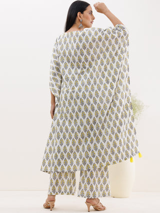 Sukoon Ruhi Kaftan Co-ord Set