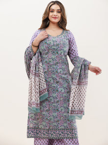 Gazal Mohak Set Of Kurta Palazzo Dupatta