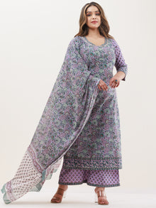 Gazal Mohak Set Of Kurta Palazzo Dupatta