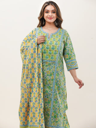 Gazal Amyra Set Of Kurta Pants Dupatta