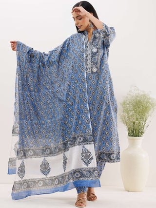 Rozana Parwana Set Of Kurta Pants Dupatta