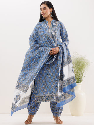 Rozana Parwana Set Of Kurta Pants Dupatta