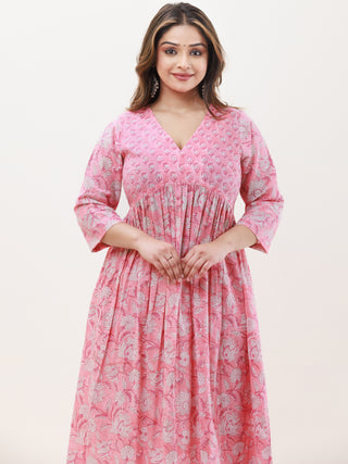 Gazal Prerna Set Of Anarkali Pants Dupatta