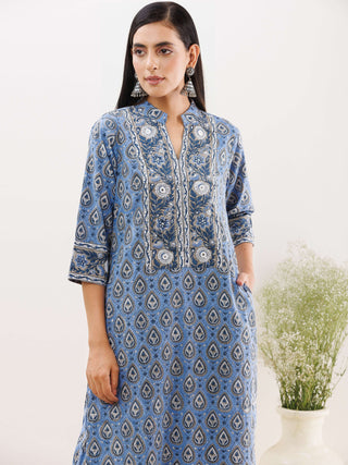 Rozana Parwana Set Of Kurta Pants Dupatta