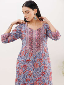 Rozana Nayab Set Of Kurta Salwar Pants Dupatta