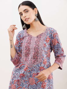 Rozana Nayab Set Of Kurta Salwar Pants Dupatta