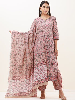 Umang Tabasum Set Of Kurta Pants Dupatta