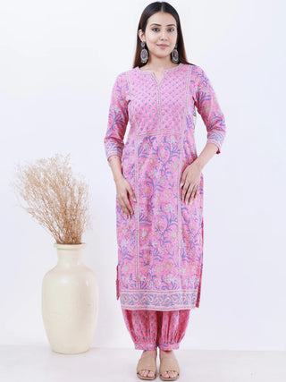Roz Zoya Set Of Kurta Pants Dupatta