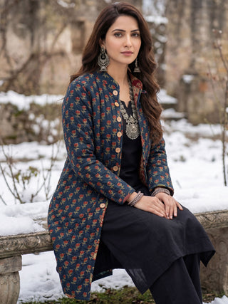 Shishir Sameera Quilted Reversible Jacket