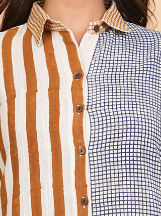 Roz Muskaan Cotton Slub Kurta