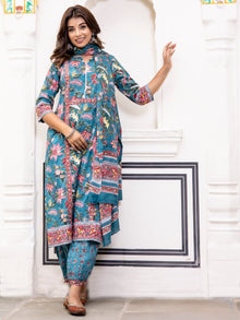 Jashn Mehnaz Set Of Kurta Pants Dupatta