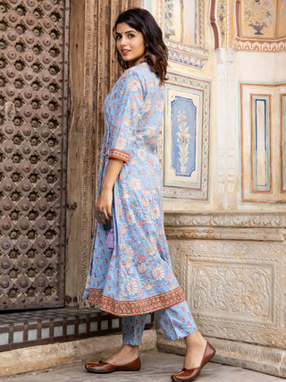 Jashn Ruhi Set Of Angrakha Kurta Pants Dupatta