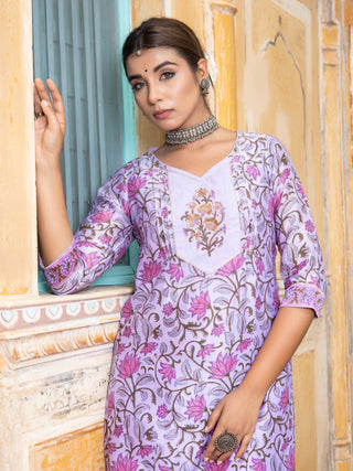 Utsav Nayan Chanderi Silk Kurta