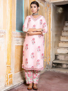 Utsav Jhalak Chanderi Silk Kurta