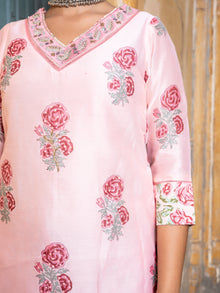 Utsav Jhalak Chanderi Silk Kurta