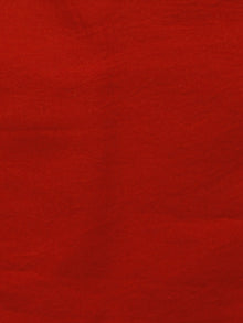 Yellow Brick Red Ivory Hand Block Printed Cotton Suit-Salwar Fabric With Chiffon Dupatta - S16281239