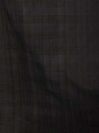 Red Black Beige Ikat Handwoven Pochampally Cotton Saree - S031701049